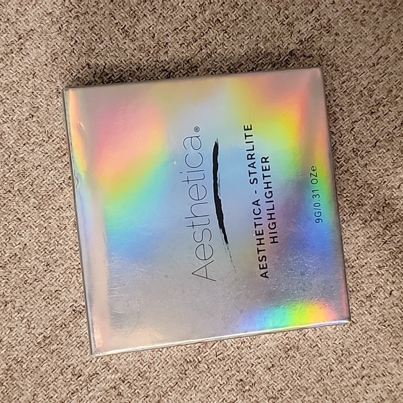 3/$15! - BNIB - Aesthetica Starlite Highlighter in Cosmos (Sparkling Rose Gold) - Picture 2 of 3
